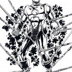 דף צביעה איירון מן 25