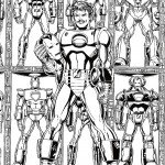 דף צביעה איירון מן 18