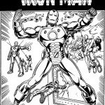 דף צביעה איירון מן 16