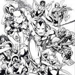 דף צביעה איירון מן 12