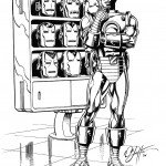 דף צביעה איירון מן 6