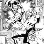 דף צביעה איירון מן 4