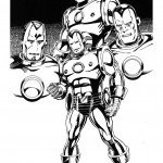 דף צביעה איירון מן 2