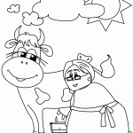 דף צביעה ג'ק והאפונים 5