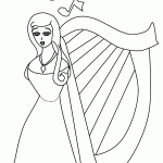 דף צביעה ג'ק והאפונים 4