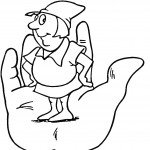 ג'ק עומד על כף ידו של הענק