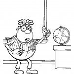 קרל בוחן את כדור הארץ