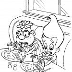 ג'ימי וחברו קרל נגעלים מהאוכל