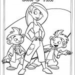 דף צביעה קים פוסיבל 17