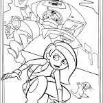 דף צביעה קים פוסיבל 14