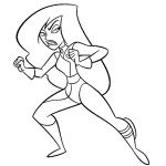 דף צביעה קים פוסיבל 9