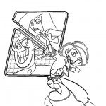 דף צביעה קים פוסיבל 6