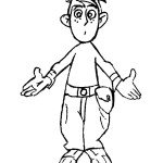 דף צביעה קים פוסיבל 5