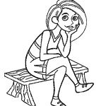 דף צביעה קים פוסיבל 4