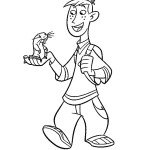 דף צביעה קים פוסיבל 3