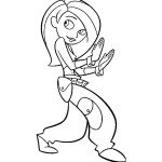 דף צביעה קים פוסיבל 2