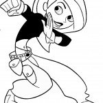 דף צביעה קים פוסיבל 20