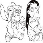 לילו וסטיץ' מלקקים גביע גלידה