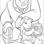 דף צביעה לילו וסטיץ' 4