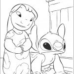 דף צביעה לילו וסטיץ' 4