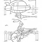 ספינת החלל נוחתת בשטח האבירים