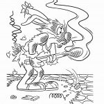 דף צביעה לוני טונס - באגס באני בצרה