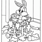 באגס באני אוכל המון גזרים