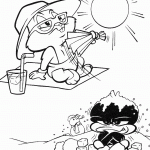 טוויטי נהנית מן השמש ודאפי דאק רועד מקור