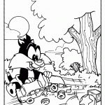 החתול משחק במכוניות מתנגשות