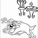 דף צביעה לוני טונס 4