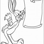 דף צביעה לוני טונס - באגס באני