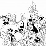 דף צביעה חבורת לוני טונס