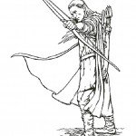 דף צביעה שר הטבעות -  לגולס