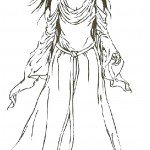 דף צביעה שר הטבעות - אאווין