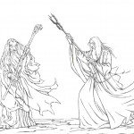 דף צביעה שר הטבעות 1