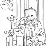 לואיס מפעיל את מכונת הזמן שהמציא לואיס מפעיל את מכונת הזמן שהמציא