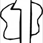 דף צביעה מספר 1 גדול ומקושט