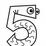 דף צביעה מספר 5 בעיטור עיניים