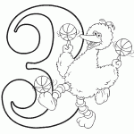 דף צביעה מספר 3 בעיטור רחוב סומסום