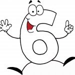 דף צביעה מספר 6 בעיטור עיניים ופה