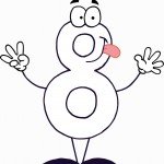 דף צביעה מספר 8 בעיטור עיניים ופה