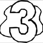 דף צביעה מספר 3 גדול ומקושט