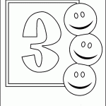 דף צביעה מספר 3 בעיטור סמיילים