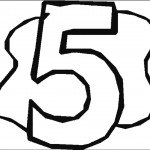 דף צביעה מספר 5 גדול ומקושט