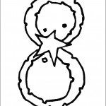 דף צביעה מספר 8 בעיטור כוכב