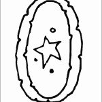 דף צביעה מספר 0 בעיטור כוכב