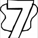 דף צביעה מספר 7 גדול ומקושט