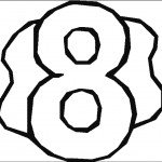 דף צביעה מספר 8 גדול ומקושט