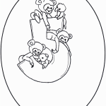 דף צביעה מספר 5 בעיטור בעלי חיים