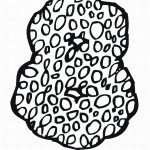 דף צביעה מספר 8 בעיטור עיגולים